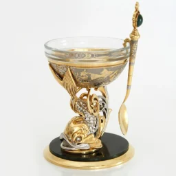 Jade caviar bowl, luxury gifts