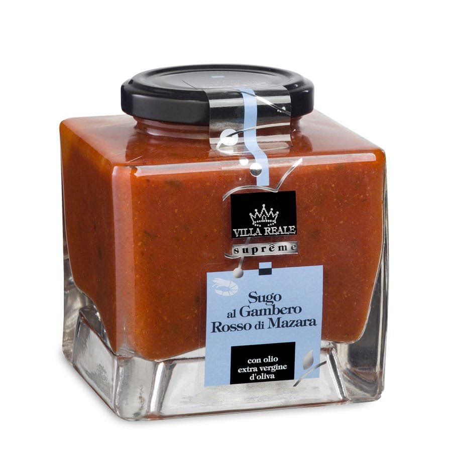 Tomato Sauce with Red Shrimps from Mazara